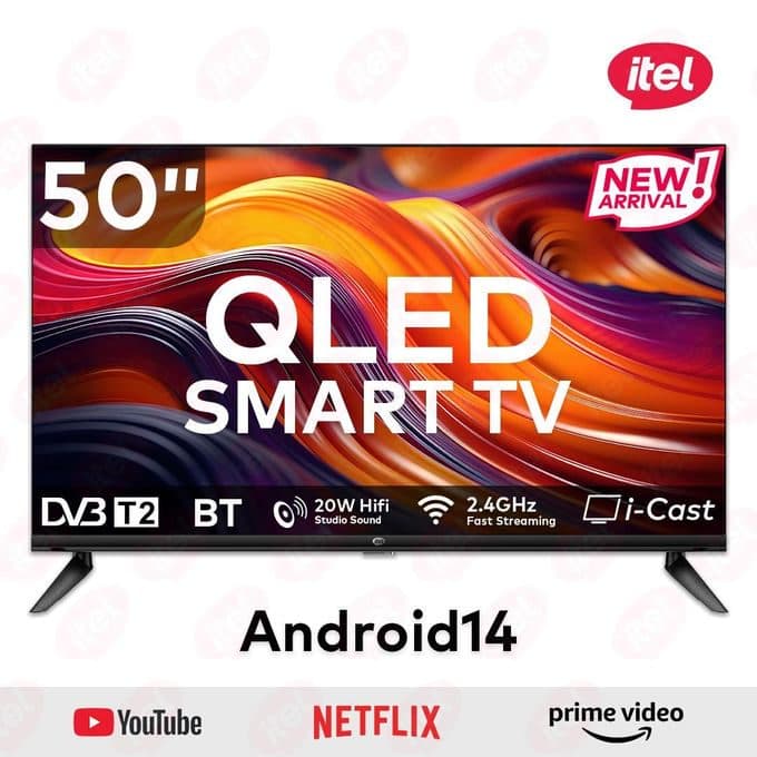 Itel 50" QLED Smart TV